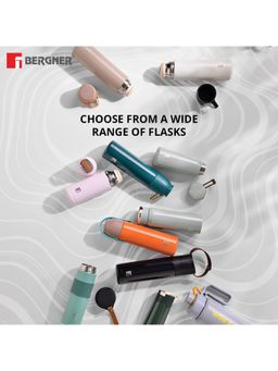 Bergner - Walking Aquagympro Thermosteel Hot and Cold 1100ml Flask, - Light Blue