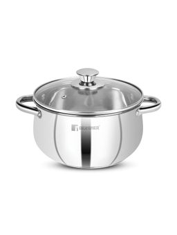 Bergner - Acier Stainless Steel (2L) Casserole - Induction Base