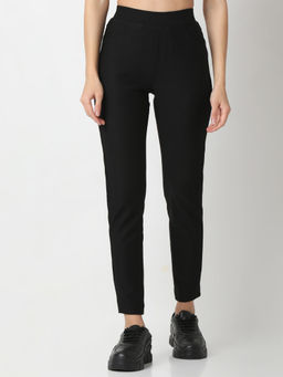 Spykar - Women Black Skinny Fit High Rise Casual Pant