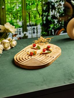 Trovea's - Handcrafted Wooden Oval Platter