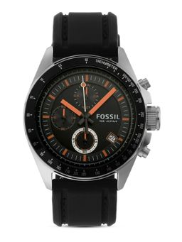 Fossil - Decker Black Strap Casual Watch Ch2647