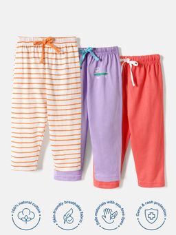 Nautinati - Unisex Solid Cotton Pyjamas (Set of 3)