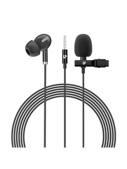 UltraProlink - UM1035 ProLAV Lavalier Condenser Microphone with Earphone 3m