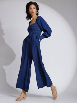 Label Ritu Kumar - Full Sleeve Solid Jumpsuit
