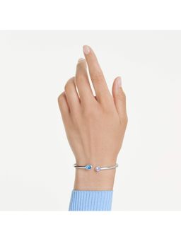 SWAROVSKI - Chroma, Mixed Cuts, Multicolored, Rhodium Plated Kada
