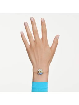 SWAROVSKI - Minions Bob Pava, Multicolored, Gold-Tone Plated Bracelet