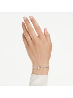 SWAROVSKI - Symbolica Pava, Horse Shoe, White, Rhodium Plated Bracelet