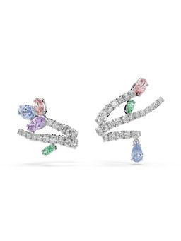 SWAROVSKI - Ariana Grande, Mixed Cuts, Multicolored, Rhodium Plated Ear Cuffs