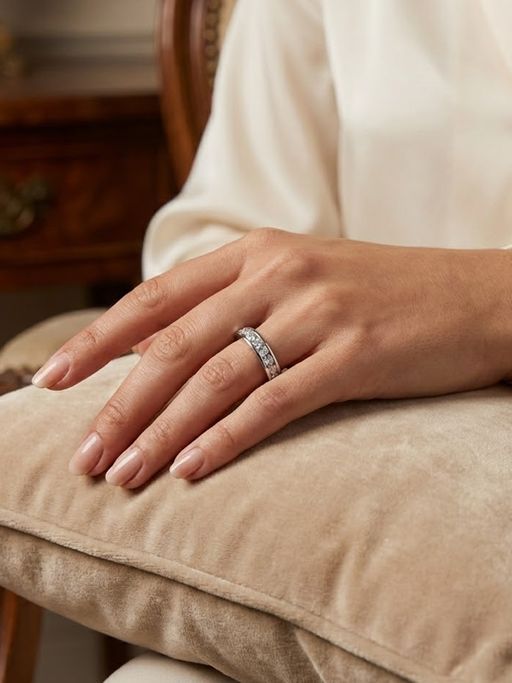 925 SILLER The Ethereal Stem Ring