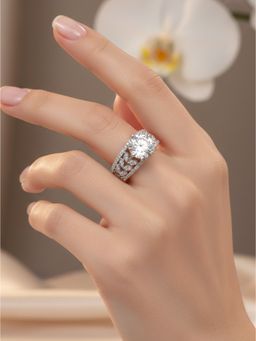 925 SILLER - The Victorian Garden Filigree Ring