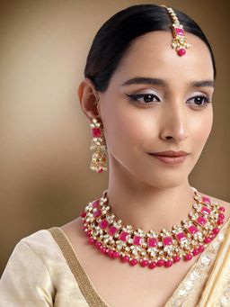 Peora - Gold Plated Kundan Pearl Jewellery for Women