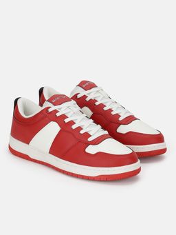 United Colors of Benetton - Men Red Lace-up Sneakers
