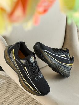 Campus - CYRON Black Men Running Shoes