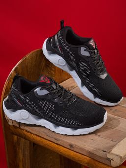 Campus - BUZZY Black Men Running Shoes