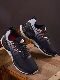 Campus - NORIL Black Men Running Shoes