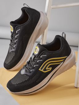 Campus - PROJECT Black Men Running Shoes