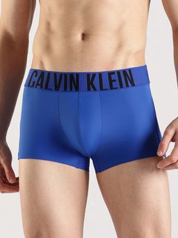 Calvin Klein - Men Solid Blue Mid Rise Trunk