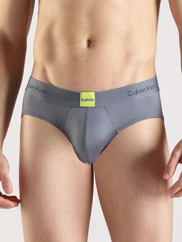 Calvin Klein - Solid Grey Mid Rise Brief