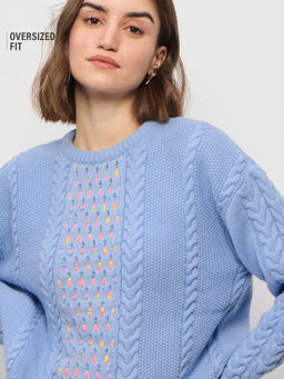 The Souled Store - Tiffany Womens Oversized Sweater