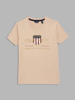 GANT - Kids Brown Printed T-shirt