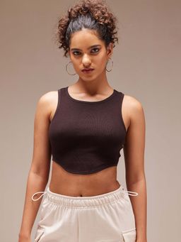 Cava Athleisure - Brown All Day Rib Tank Top