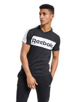 Reebok - Te Ll Ss Graphic Tee Black Training T-shirt