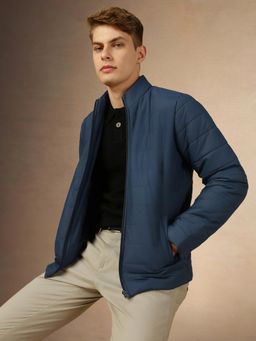 Dennis Lingo - Full Sleeve Mock Collar Solid Regular Fit Men Jackets