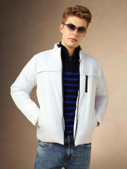 Dennis Lingo - Men Regular Fit Polyester Full Sleeves Solid Jackets