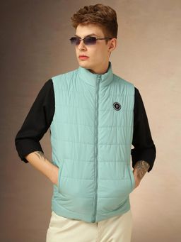 Dennis Lingo - Men Regular Fit Polyester Sleeveless Solid Jackets