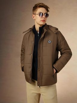 Dennis Lingo - Full Sleeve Hooded Solid Regular Fit Men Jackets