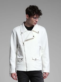 Jack & Jones - White Regular Fit Jacket
