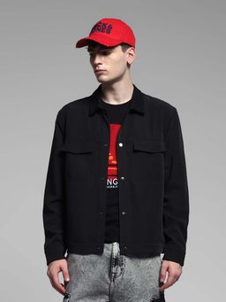 Jack & Jones - Black Regular Fit Shacket