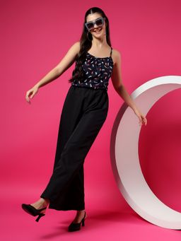 BRINNS - Women Shoulder Strap Basic Multi Color Printed Jumpsuit