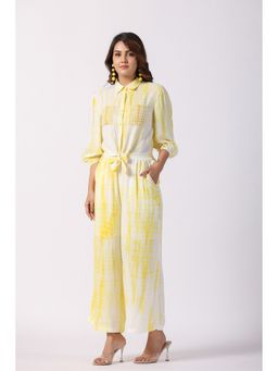STIL-O-STITCH - Yellow Shirt with Palazzo