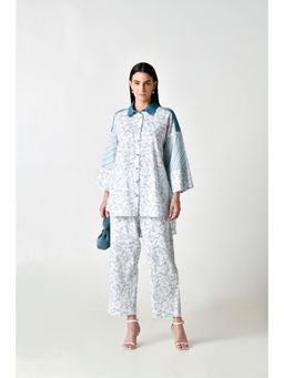 STIL-O-STITCH - Blue Shirt with Pant