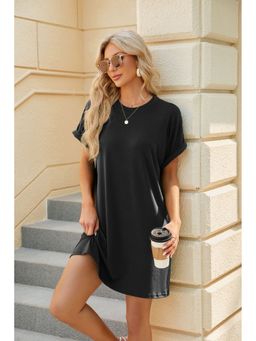 Outzidr - Solid Mini Dress