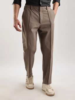 Calvin Klein - Regular Fit Solid Mid Rise Trouser