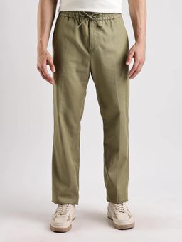 Calvin Klein - Relaxed Fit Solid Mid Rise Trouser