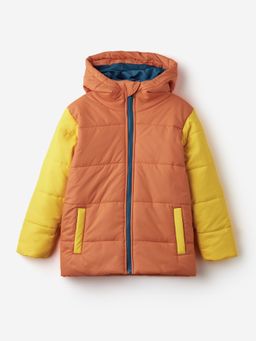 The Souled Store - Original Autumn Sunset Boys Puffer Hooded Jacket