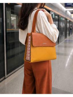 Chumbak - Multi-Color Colorblock Leh Shoulder Bag