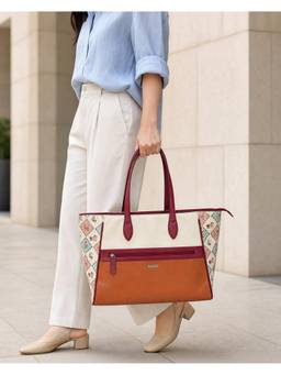 Chumbak - Multi-Color Calcutta Grove Work Tote Bag