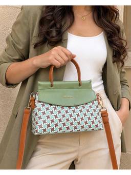 Chumbak - Olive Coorg Geometric Sling Bag