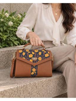 Teal by CHUMBAK - Tan Marigold Muse Sling Bag