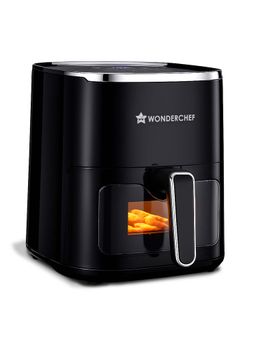 Wonderchef - Evita Digital Air Fryer, 1380W, 5 L, 8 Pre-set Menus, Non-stick Basket, Fry, Bake, Grill
