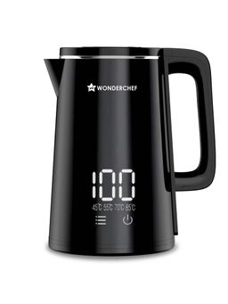Wonderchef - Onyx Cool-touch Digital Kettle, 1.8 L, 1350W Auto Shut-off