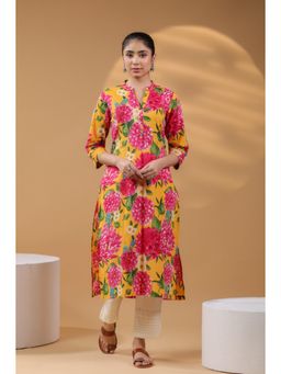 Rain & Rainbow - Women Floral Printed Kurta