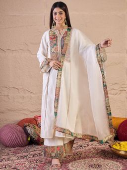 INDDUS - Women Ethnic Printed Kurta Palazzo With Dupataa