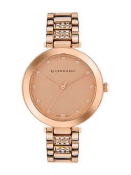 Giordano - Rosegold Women's Round Analog Watch