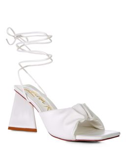 London Rag - Solid White Heels