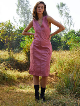 AAREIN - Denim A-Line Dress